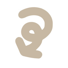 Cute Boho Shape Element