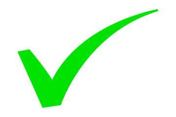 green check mark transparent background pnf file type