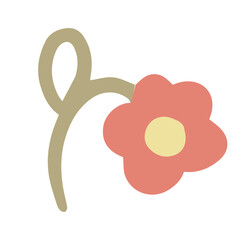 Boho Floral Element Cute