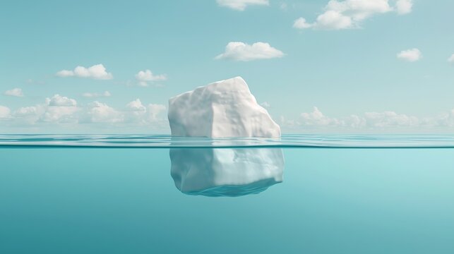 Infographic explaining the causes and effects of global warming, emphasizing the need for sustainable solutions. Illustration, Image, , Minimalism,
