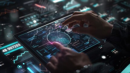 Futuristic Technology Interface