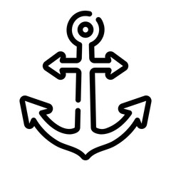 anchor Line Icon