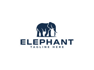 elephant logo vector illustration. logo templates