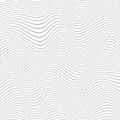 Abstract wave technology and game background. optical effect of the illusion. wavy lines