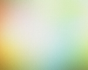 Obraz premium Grainy textured abstract background transitioning from green to yellow to pink