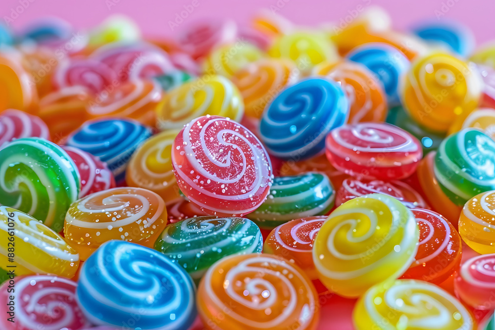 Sticker candy background