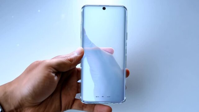 Mobile Phone Mockup With Hand Generative AI