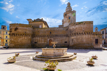 Castello di Caldoresco. Vasto, Chieti, Abruzzo, Italy, Europe.