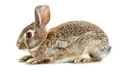 Fototapeta premium A rabbit isolated on a white background