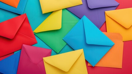 Vibrant Email Marketing Setup in Primary Colors for Enhanced Customer Engagement