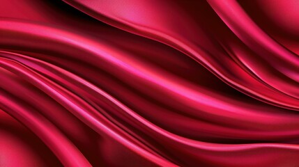 Fototapeta premium Hypnotic abstract background in dark red hues, suitable for luxury drapery and romantic occasions.