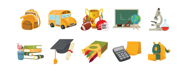 Back To School Vector Set