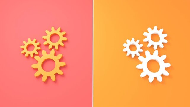 Difference between life expectations and reality. Simple life expectations and hard reality. Working machine cogwheels