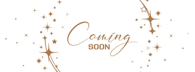 coming soon sign on white background	