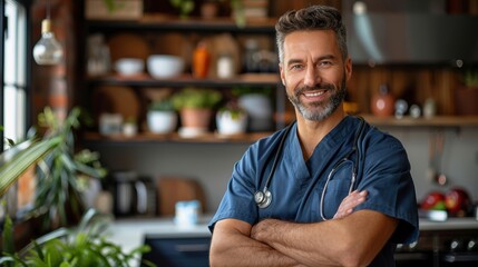 Medical Professional with a Friendly and Confident Demeanor