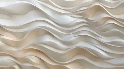 Fototapeta premium A calm, serene background of soft, wavy lines in muted, earthy tones.