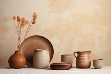 Tableware ceramic pottery cup.