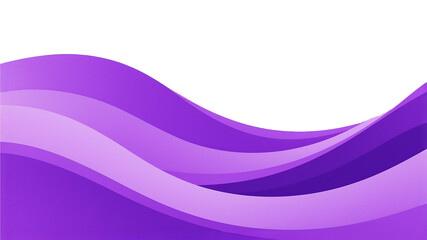 Purple simple streamlined texture The background is transparent