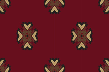 Ceraamiche Decorative, Traditional Ethnic Ikat, Aztec Abstract Vector Pattern, Seamless Pattern in Tribal, Folk Embroidery and Mexican Style.