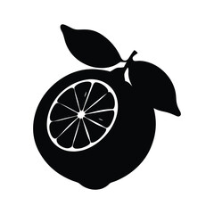 slice of lemon with lime