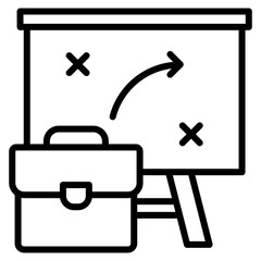 Business Strategy  Icon Element For Design