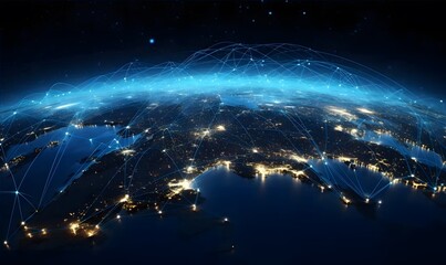 Earth from Space at Night