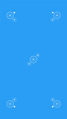 Blue screen background, VFX motion tracking markers. Art design blue screen backdrop template. Abstract concept video footage replacement tracking markers element.