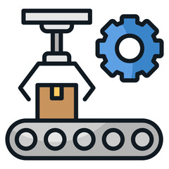 Product Line Management  Icon Element For Design