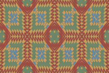 Pattern Portuguese, Traditional Ethnic Ikat, Aztec Abstract Vector Pattern, Seamless Pattern in Tribal, Folk Embroidery and Mexican Style.