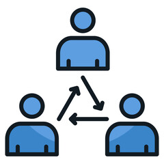 Fototapeta premium Lean Management Icon Element For Design