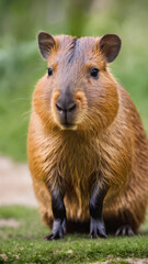 capybara isolated on background
