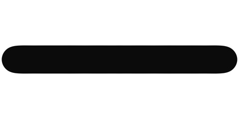 Shape of horizontal text bar with rounded edges