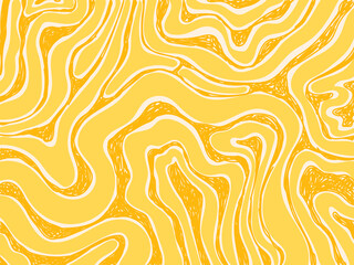 Abstract wave, marble, liquid pattern vintage colorful hand drawn vector illustration background. Design for web, banner, fabric, textile, decoration.