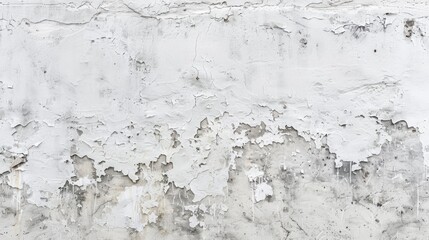 Obraz premium Concrete wall with white paint as texture