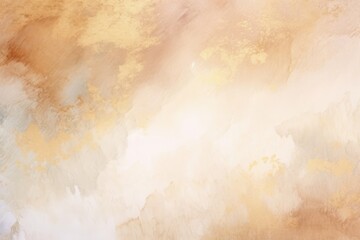 Fototapeta premium Hint of flowers painting backgrounds gold.