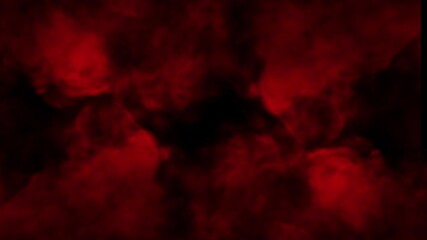 Red smoke abstract animation background