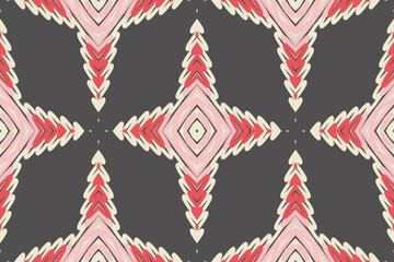 Ethnic abstract ikat art , geometric ethnic seamless pattern . textile Design for background , wallpaper, abstract, african, ajrakh pattern, allover,