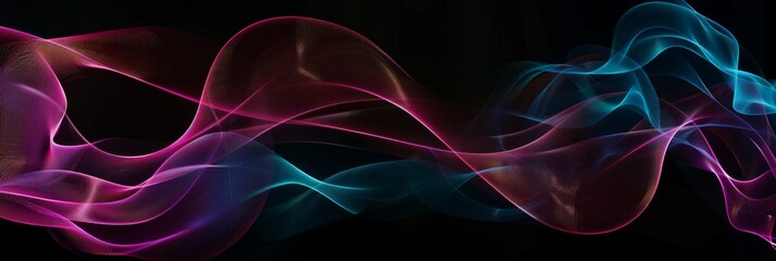 Fototapeta premium Abstract glass waves on a background. Modern abstract background for banner, art, ads, and many more