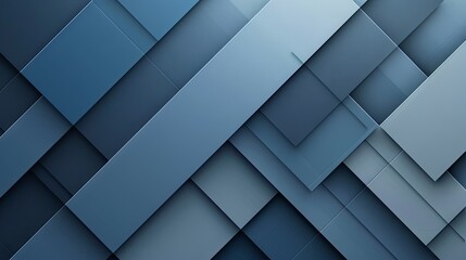 Fototapeta premium Abstract geometric background with shades of blue and grey, suitable for corporate presentations and business projects