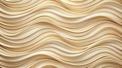 Obraz premium Creamy wavy patterns with multi-layered texture, cream, waves, abstract, background, seamless, design, elegant, swirls, soft