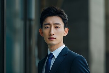 Portrait of a Young Man in a Suit