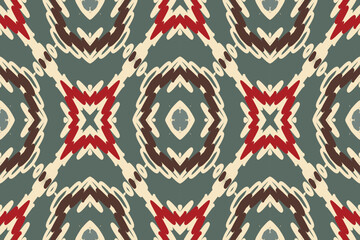 Aztec style abstract vector illustration. design for texture, fabric, clothing, African ikat ancient Egypt arabesque cloth Asian design bandana print silk