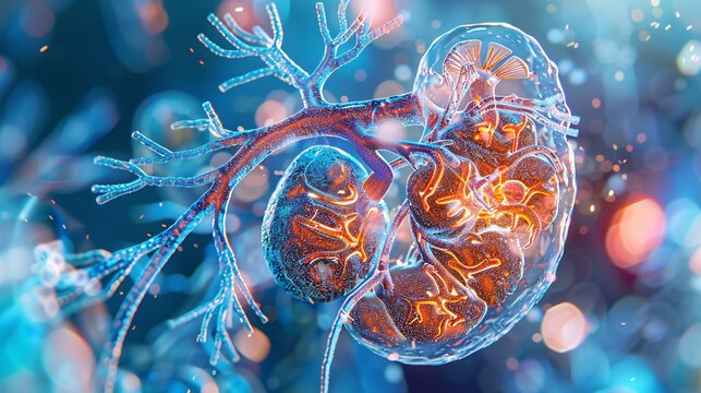 an educational poster depicting how cardiovascular kidney metabolic syndrome affects multiple organs, using clear medical illustrations and diagrams