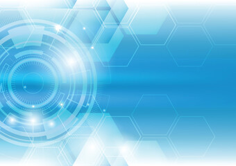 Abstract high tech futuristic technology design