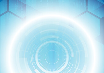 Abstract high tech futuristic technology design.