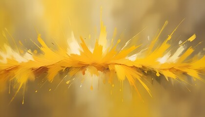Clear Plain Shiny Warm Soft Vintage Bokeh Cloudy Wave Like Geometric Yellow Background or Texture