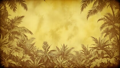 Clear Plain Shiny Warm Soft Vintage Bokeh Cloudy Wave Like Geometric Yellow Background or Texture