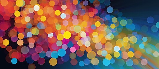 Colorful Abstract Background with Blurred Lights
