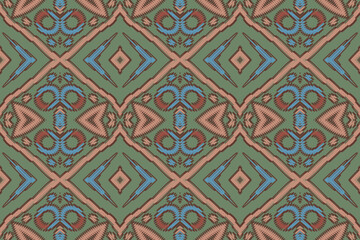 Aztec style abstract vector illustration. design for texture, fabric, clothing, African ikat ancient Egypt arabesque cloth Asian design bandana print silk