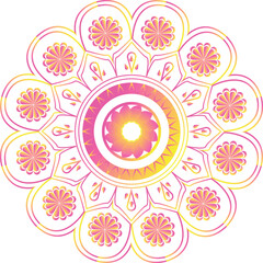 This is simple and vector mandala background and it is editable.